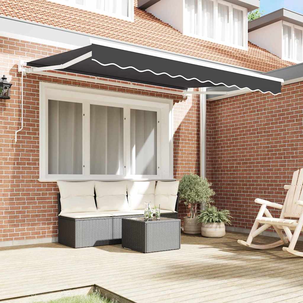 Zijde Frame Antraciet 300 x 200 cm Polyester met PU-coating is nu te koop bij PeponiXL, paradijselijk wonen!