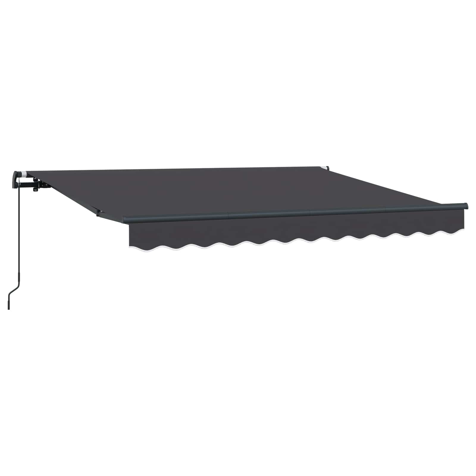 Inklapbaar Zonnescherm Antraciet 300 x 200 cm Stof is nu te koop bij PeponiXL, paradijselijk wonen!