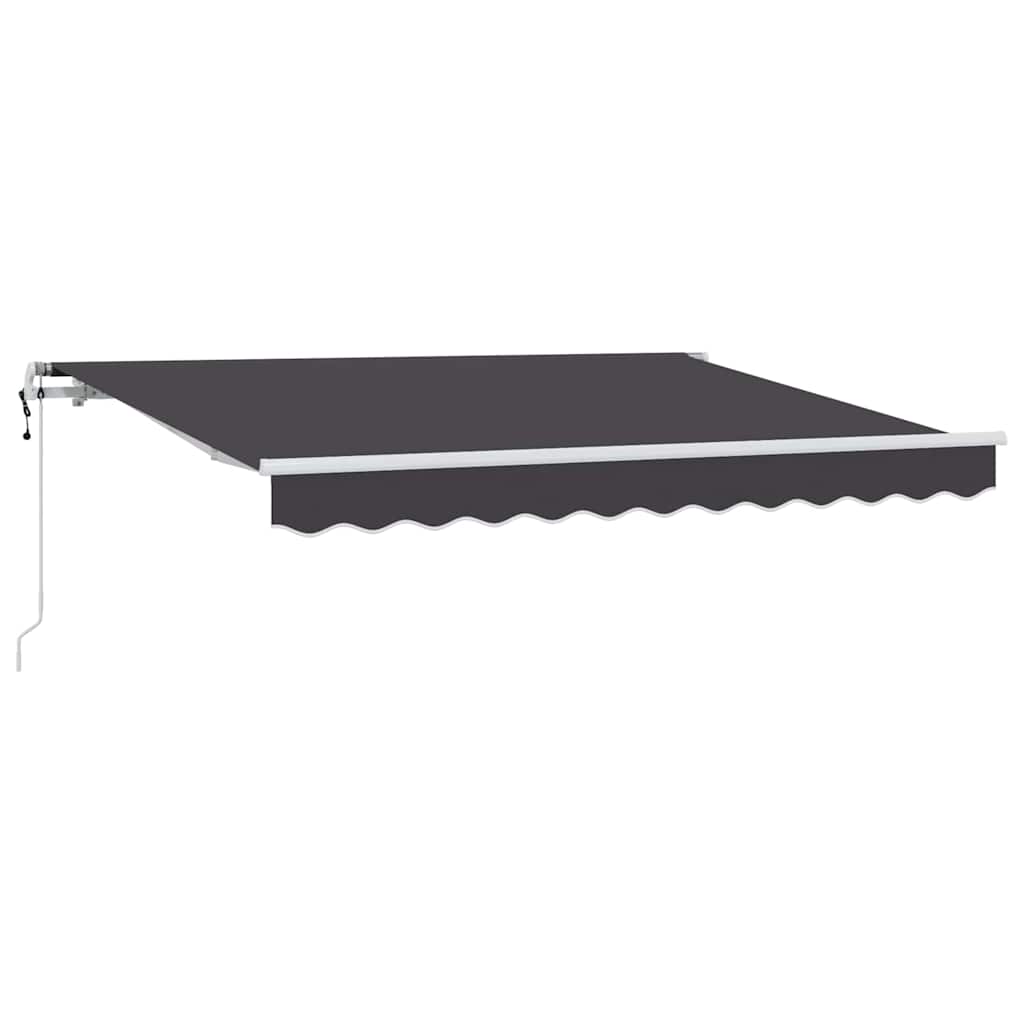 Inklapbaar Zonnescherm Antraciet 300 x 200 cm Stof is nu te koop bij PeponiXL, paradijselijk wonen!