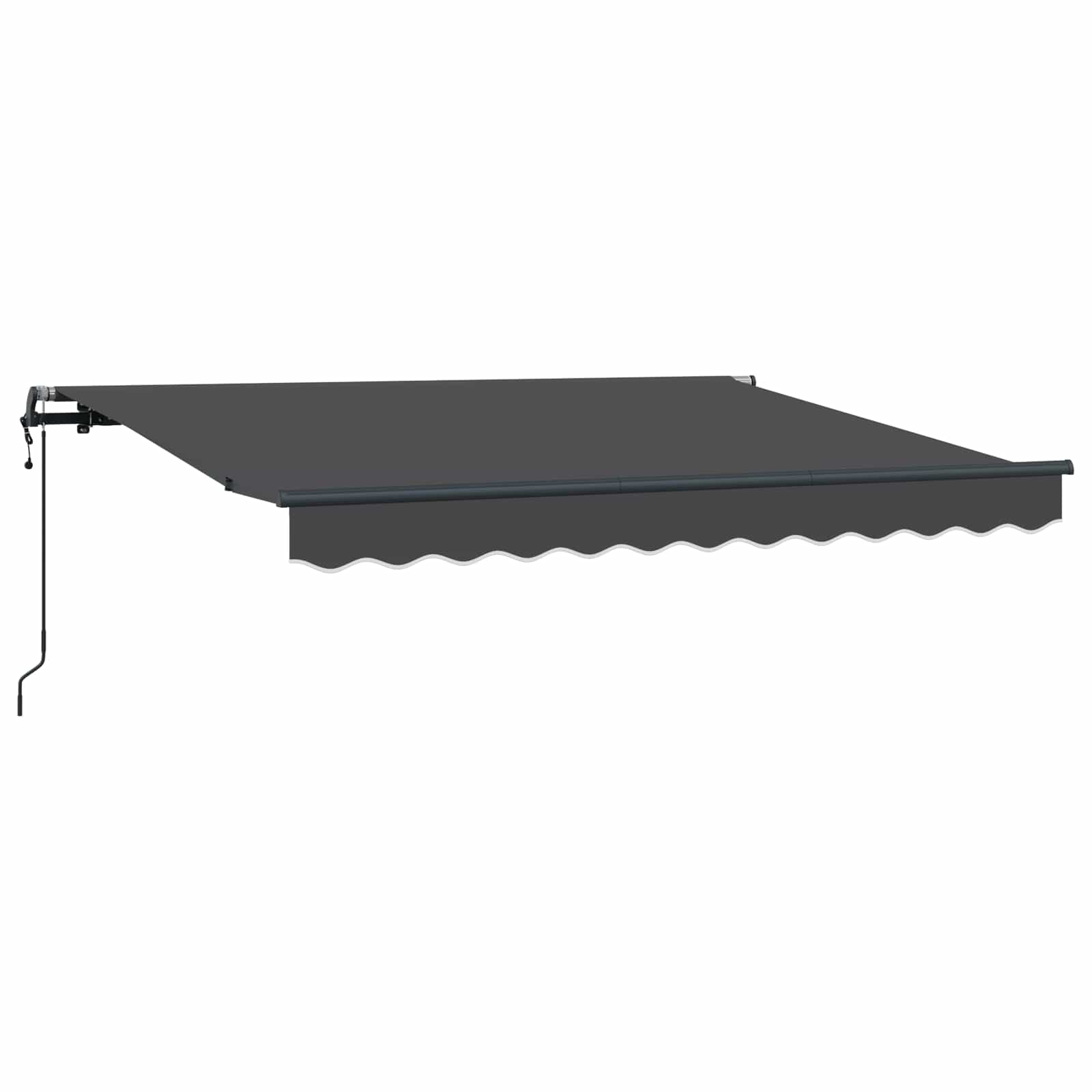 Inklapbaar Zonnescherm Antraciet 300 x 200 cm Stof is nu te koop bij PeponiXL, paradijselijk wonen!