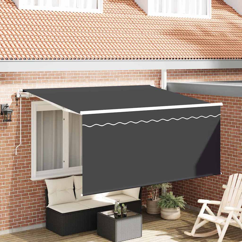 Inklapbaar Zonnescherm Antraciet 300 x 200 cm is nu te koop bij PeponiXL, paradijselijk wonen!
