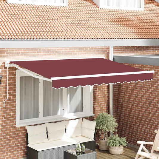 Zijde Frame Bordeauxrood 300 x 200 cm Polyester met PU-coating is nu te koop bij PeponiXL, paradijselijk wonen!