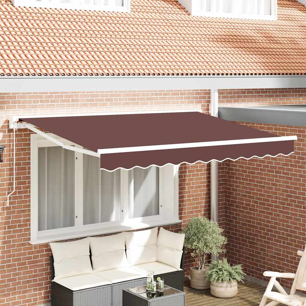 Zijde Frame Bruin 300 x 200 cm Polyester met PU-coating is nu te koop bij PeponiXL, paradijselijk wonen!