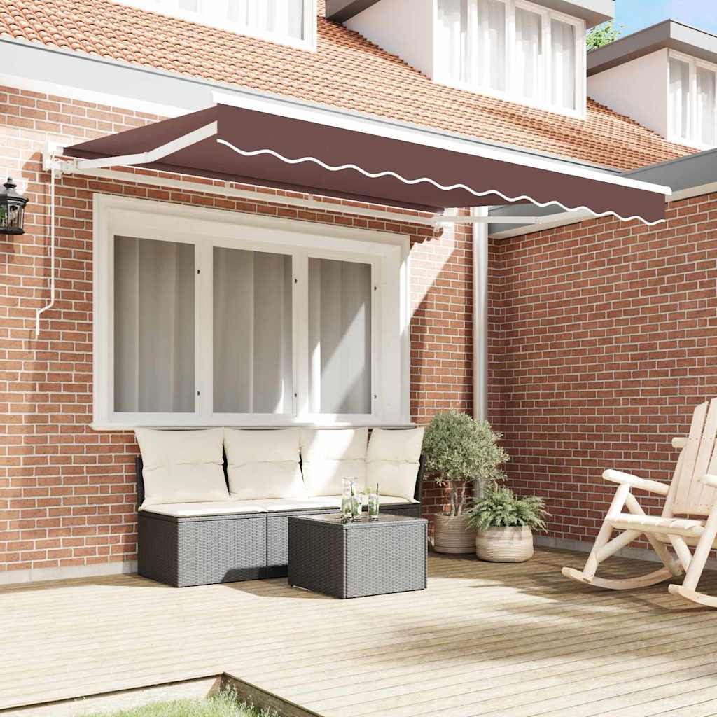 Zijde Frame Bruin 300 x 200 cm Polyester met PU-coating is nu te koop bij PeponiXL, paradijselijk wonen!