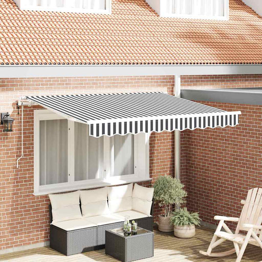 Uitschuifbare luifel Antraciet 300 x 200 cm Stof is nu te koop bij PeponiXL, paradijselijk wonen!