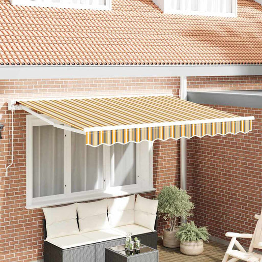 Zijde Frame Geel en Grijs 300 x 200 cm Polyester met PU-coating is nu te koop bij PeponiXL, paradijselijk wonen!