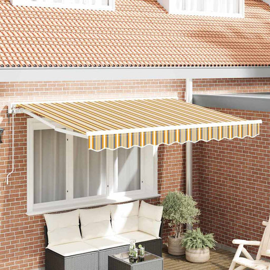 Zijde Frame Geel en Grijs 300 x 200 cm Polyester met PU-coating is nu te koop bij PeponiXL, paradijselijk wonen!