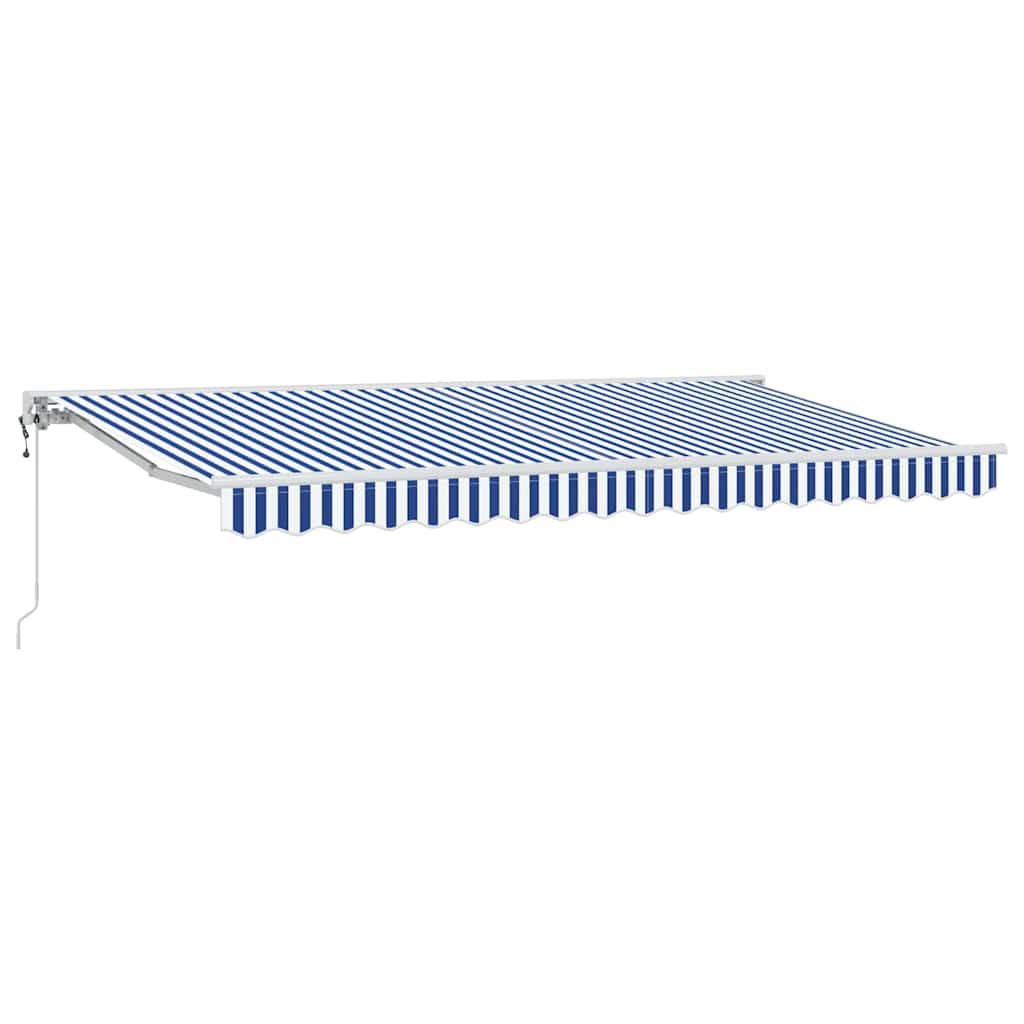 Zijde Frame Blauw en Wit 350 x 200 cm Polyester met PU-coating is nu te koop bij PeponiXL, paradijselijk wonen!