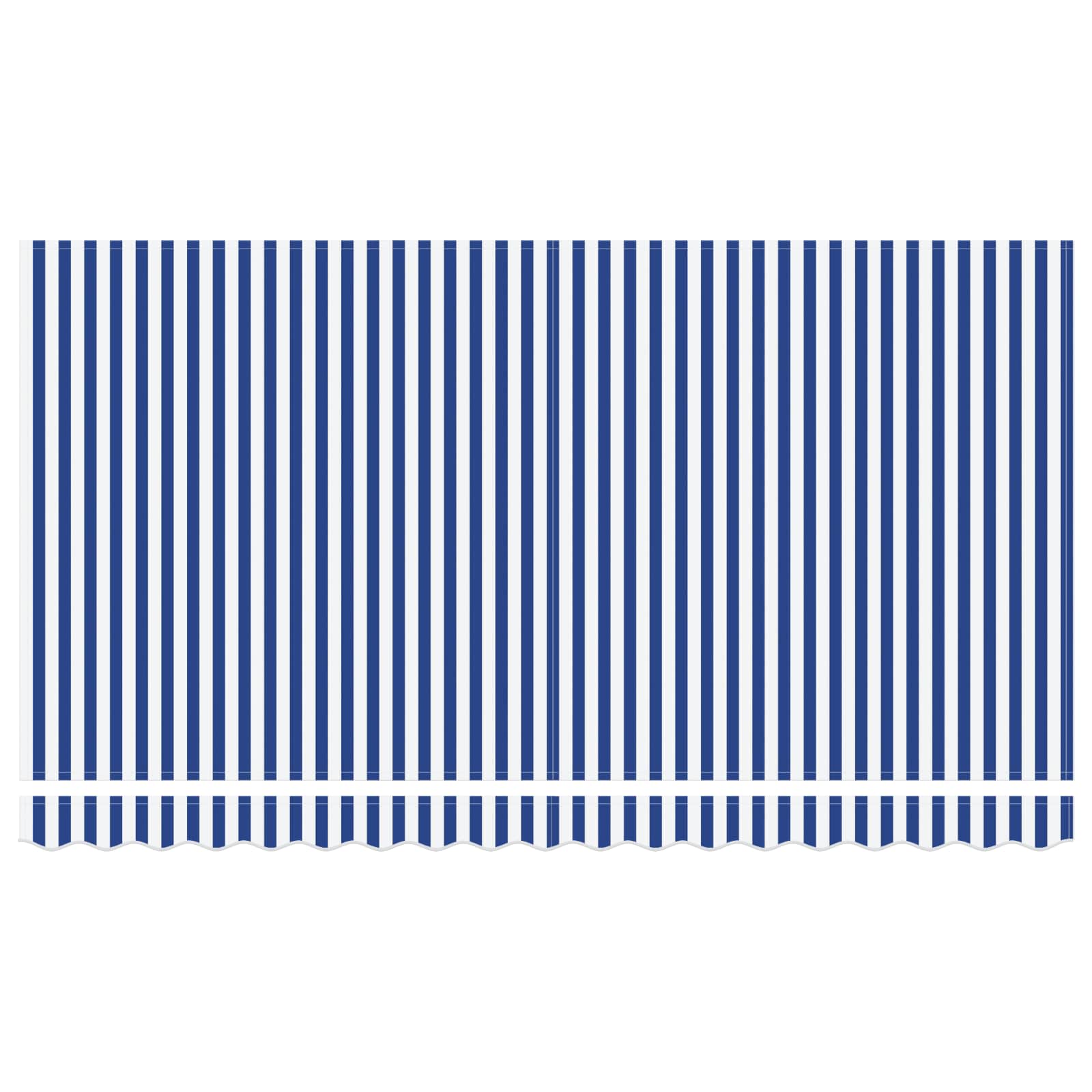 Inklapbaar Zonnescherm Blauw 350 x 200 cm Stof is nu te koop bij PeponiXL, paradijselijk wonen!