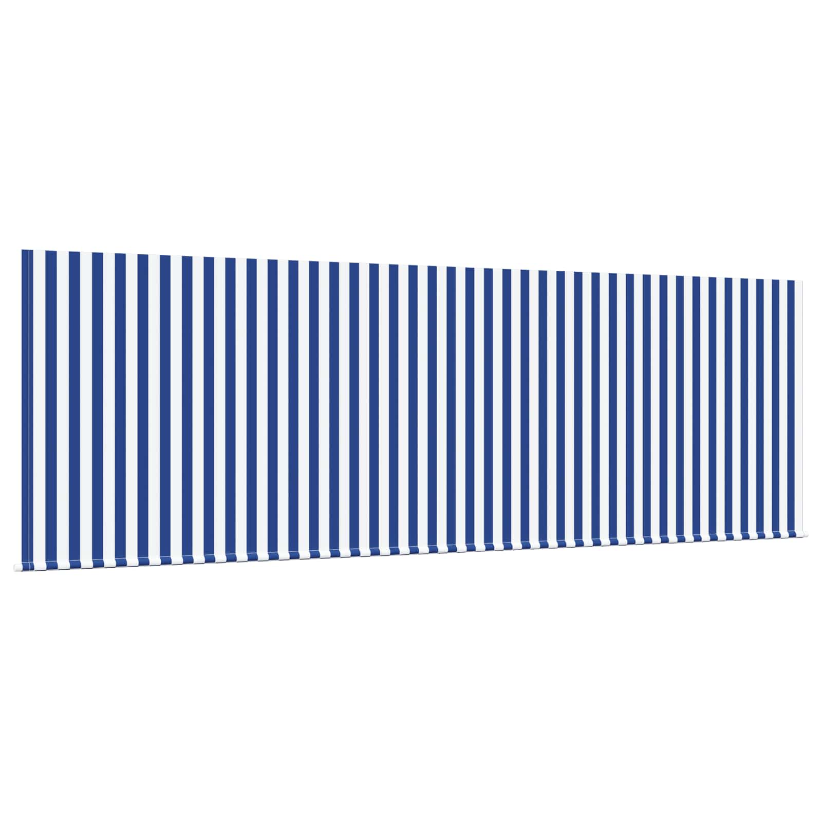 Inklapbaar Zonnescherm Blauw en Wit 350 x 200 cm is nu te koop bij PeponiXL, paradijselijk wonen!