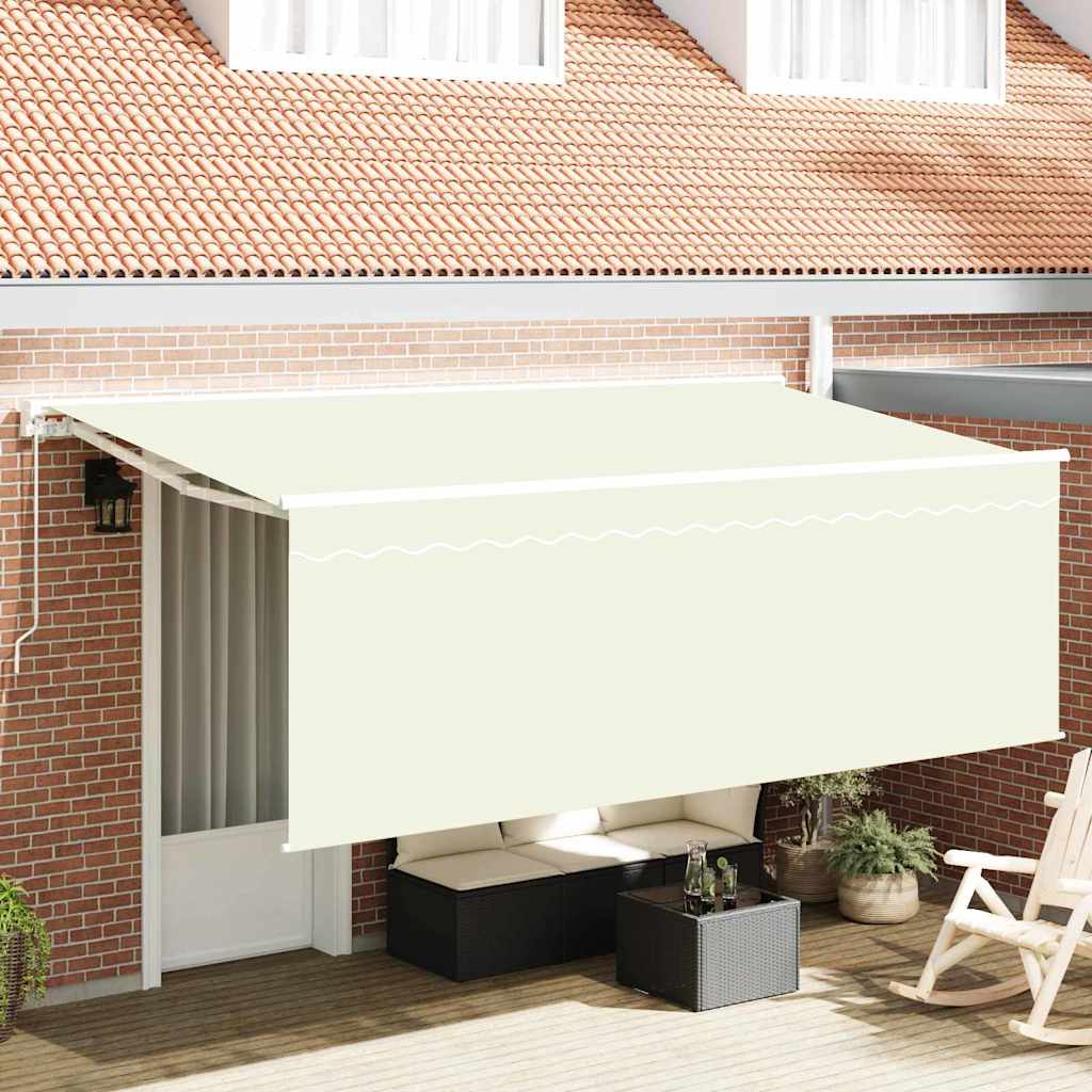 Inklapbaar Zonnescherm Crème 350 x 200 cm is nu te koop bij PeponiXL, paradijselijk wonen!