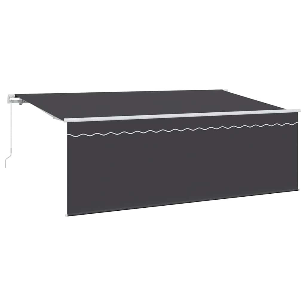 Inklapbaar Zonnescherm Antraciet 350 x 200 cm is nu te koop bij PeponiXL, paradijselijk wonen!