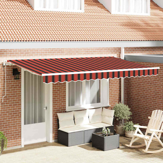 Inklapbaar Zonnescherm Oranje 350 x 200 cm Stof is nu te koop bij PeponiXL, paradijselijk wonen!