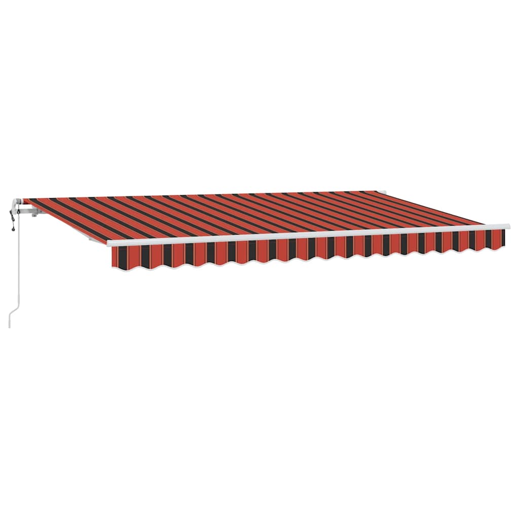 Inklapbaar Zonnescherm Oranje 350 x 200 cm Stof is nu te koop bij PeponiXL, paradijselijk wonen!