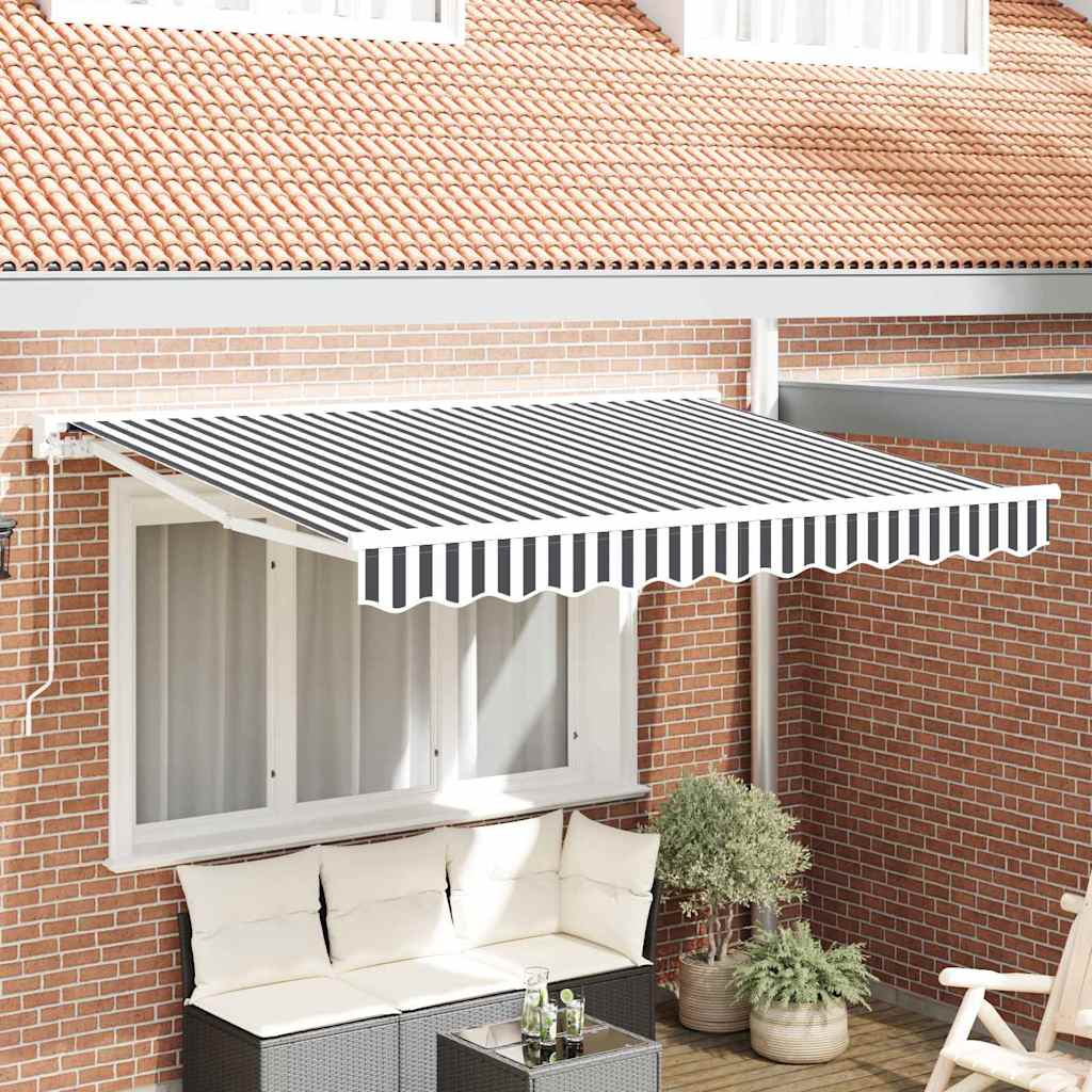 Zijde Frame Antraciet en Wit 350 x 200 cm is nu te koop bij PeponiXL, paradijselijk wonen!