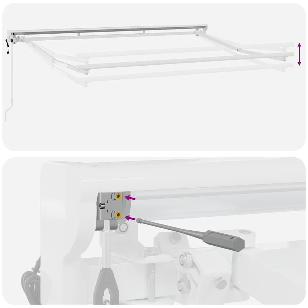 Zijde Frame Antraciet en Wit 350 x 200 cm is nu te koop bij PeponiXL, paradijselijk wonen!