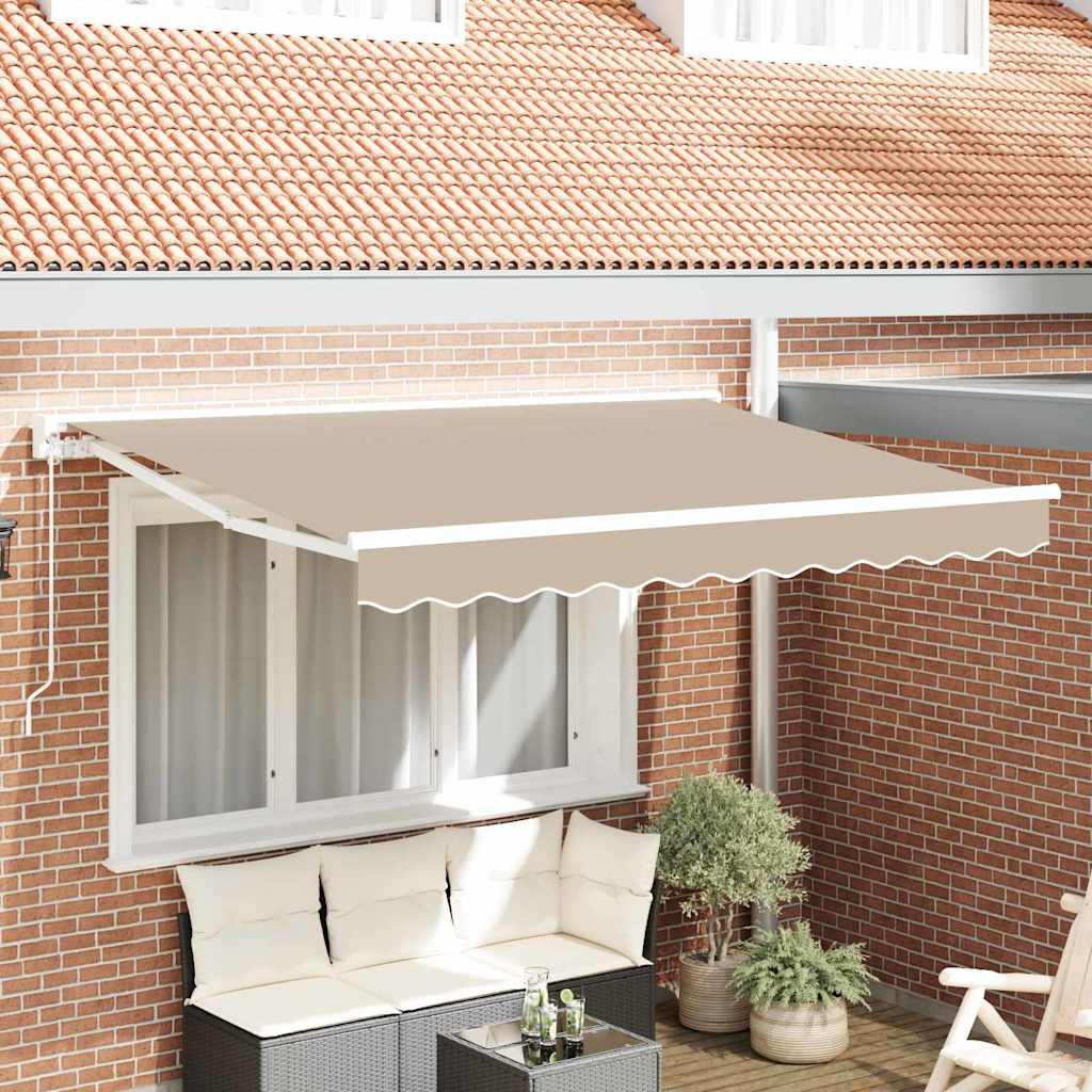 Zijde Frame Beige 350 x 200 cm Polyester met PU-coating is nu te koop bij PeponiXL, paradijselijk wonen!