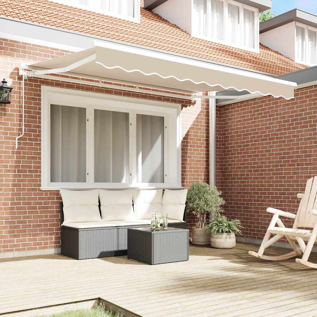 Zijde Frame Beige 350 x 200 cm Polyester met PU-coating is nu te koop bij PeponiXL, paradijselijk wonen!