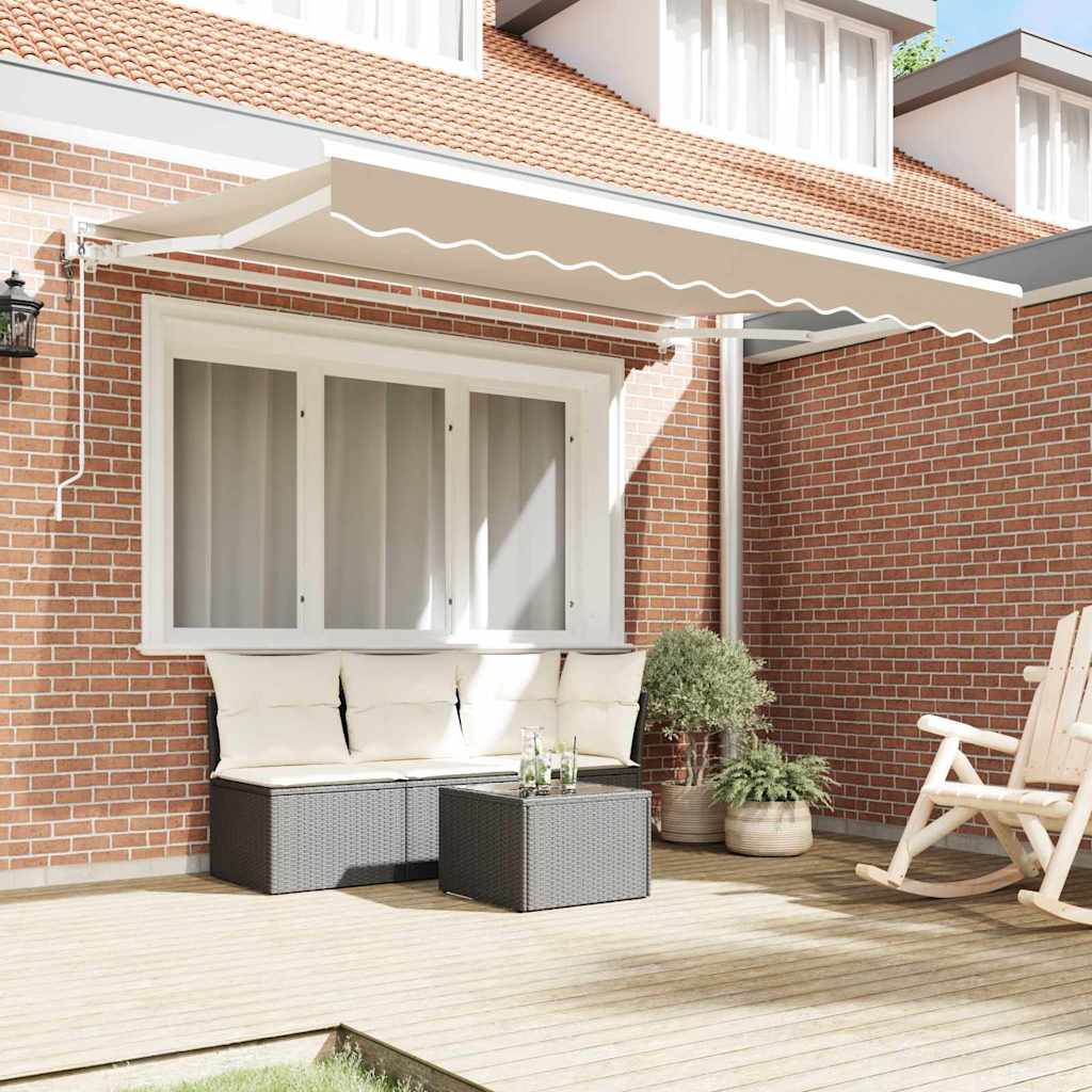 Zijde Frame Beige 350 x 200 cm Polyester met PU-coating is nu te koop bij PeponiXL, paradijselijk wonen!