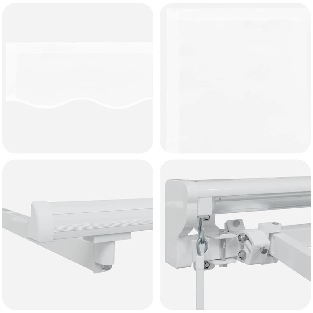 Zijde Frame Wit 350 x 200 cm Polyester met PU-coating is nu te koop bij PeponiXL, paradijselijk wonen!