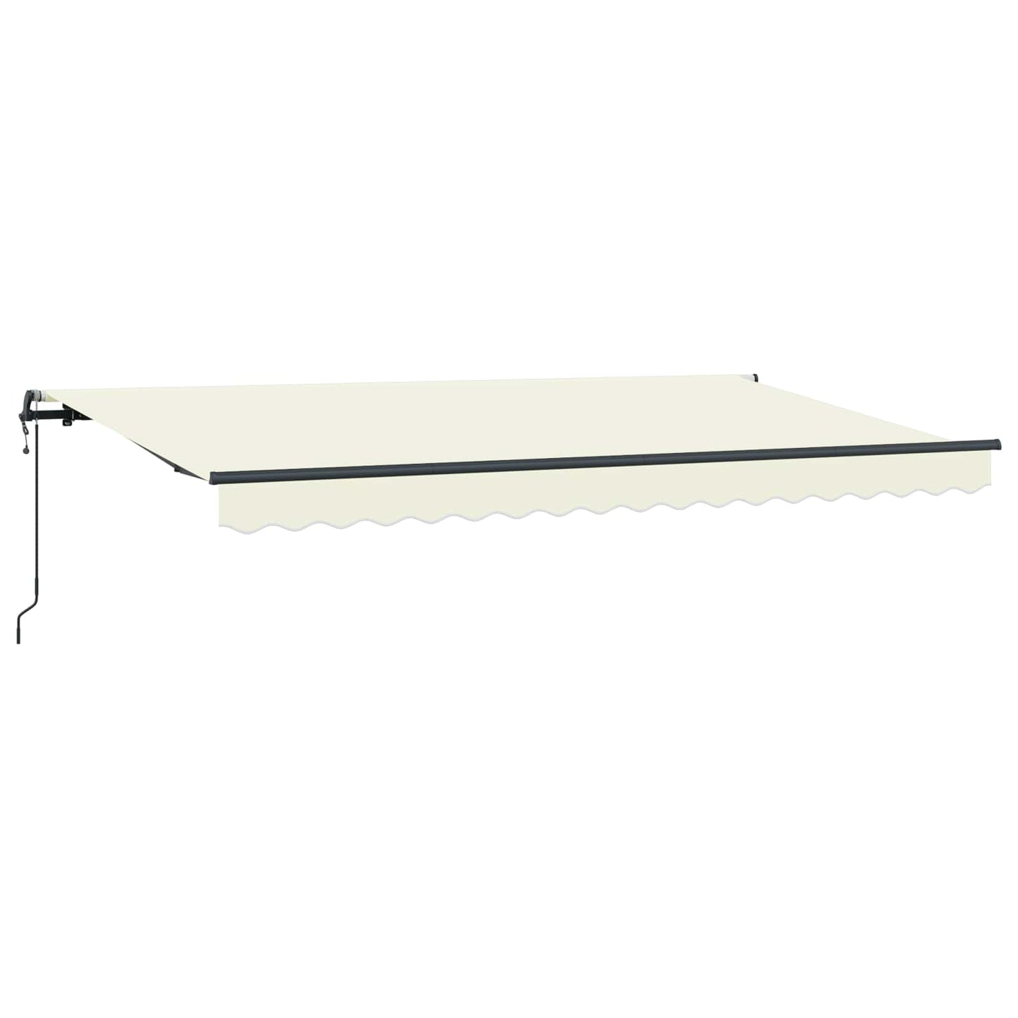 Inklapbaar Zonnescherm Crème 400 x 200 cm Stof is nu te koop bij PeponiXL, paradijselijk wonen!