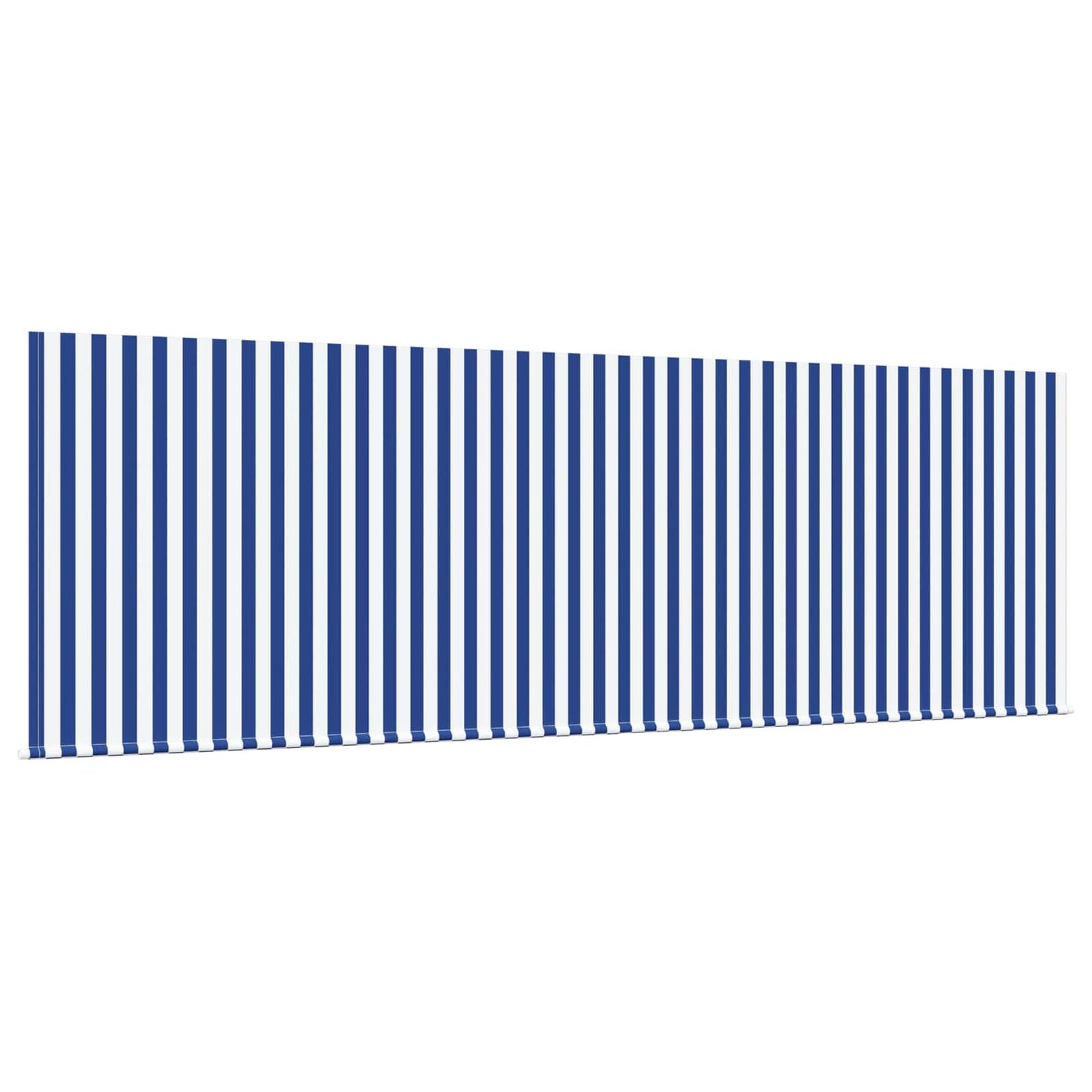 Inklapbaar Zonnescherm Blauw en Wit 400 x 200 cm is nu te koop bij PeponiXL, paradijselijk wonen!