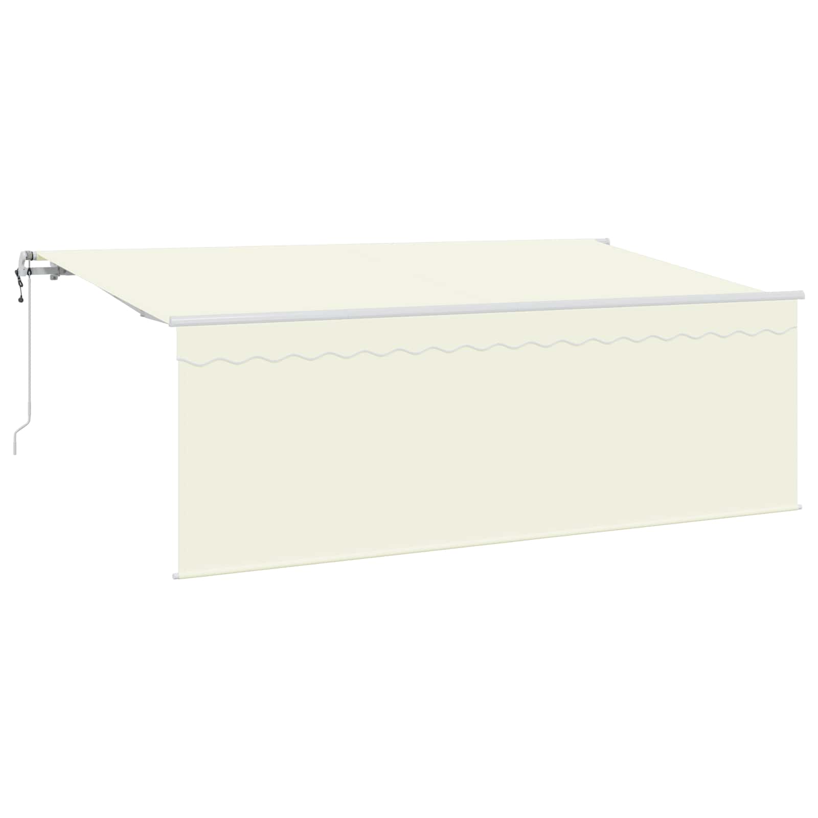 Inklapbaar Zonnescherm Crème 400 x 200 cm is nu te koop bij PeponiXL, paradijselijk wonen!