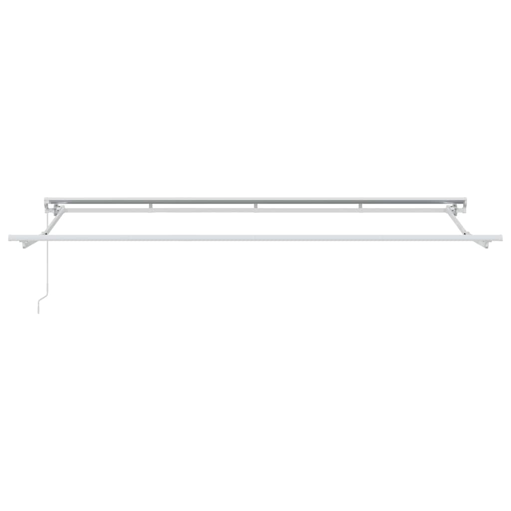 Inklapbaar Zonnescherm Geel en Wit 400 x 200 cm is nu te koop bij PeponiXL, paradijselijk wonen!