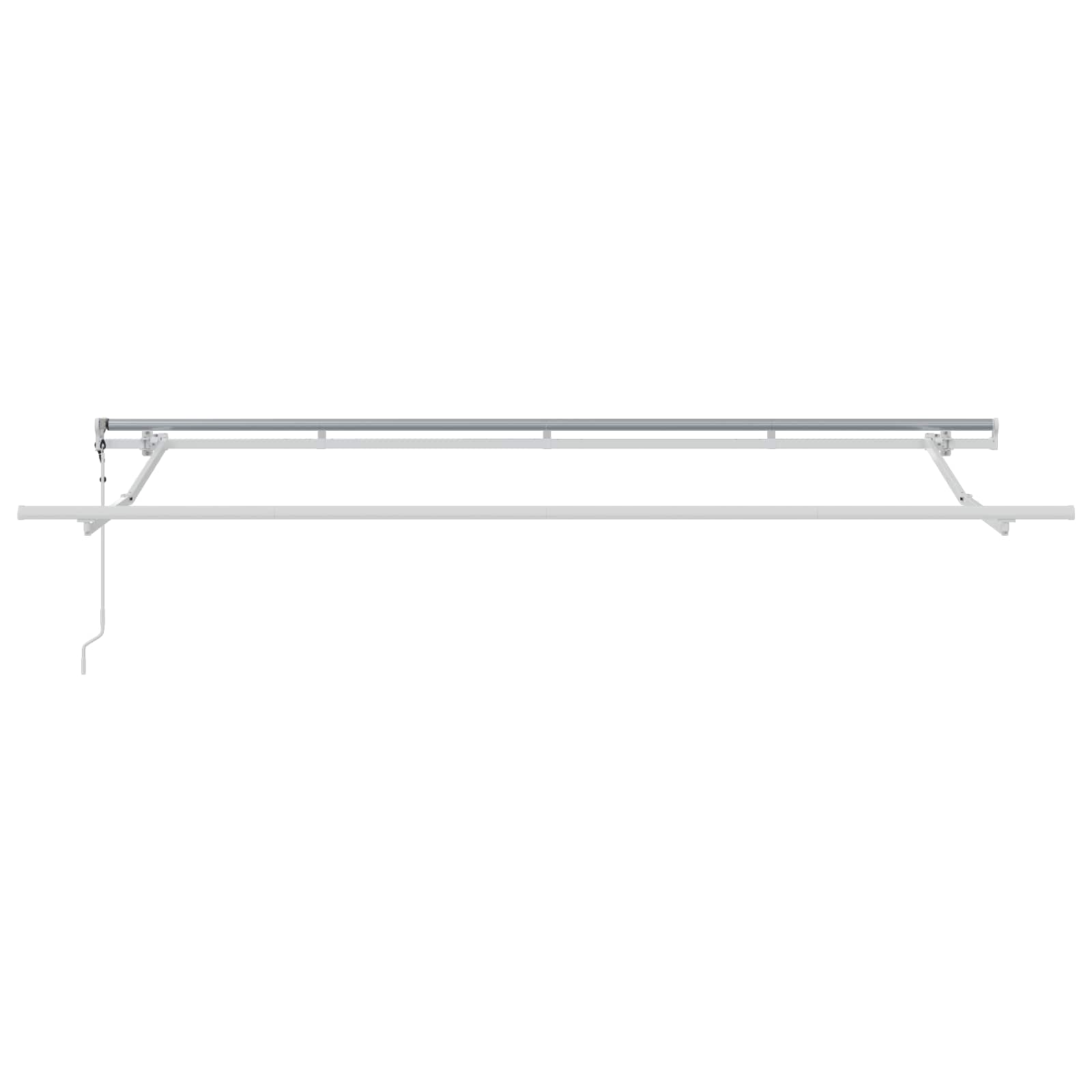 Inklapbaar Zonnescherm Antraciet 400 x 200 cm is nu te koop bij PeponiXL, paradijselijk wonen!