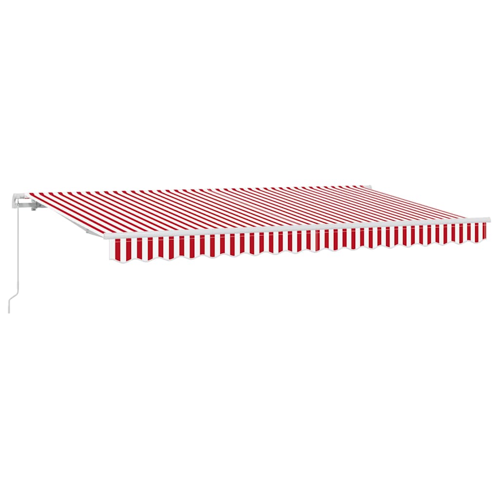 Inklapbaar Zonnescherm Rood 400 x 200 cm Stof