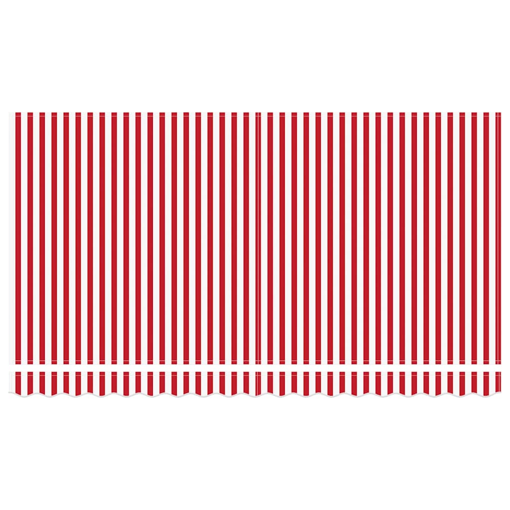 Inklapbaar Zonnescherm Rood 400 x 200 cm Stof