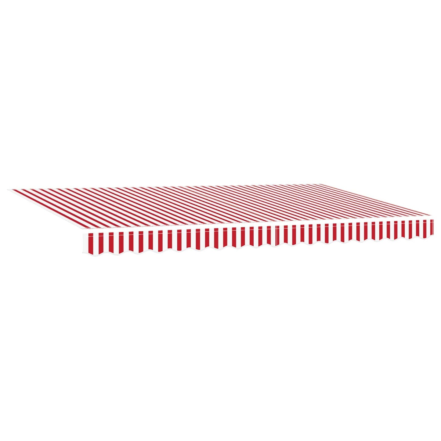 Inklapbaar Zonnescherm Rood 400 x 200 cm Stof