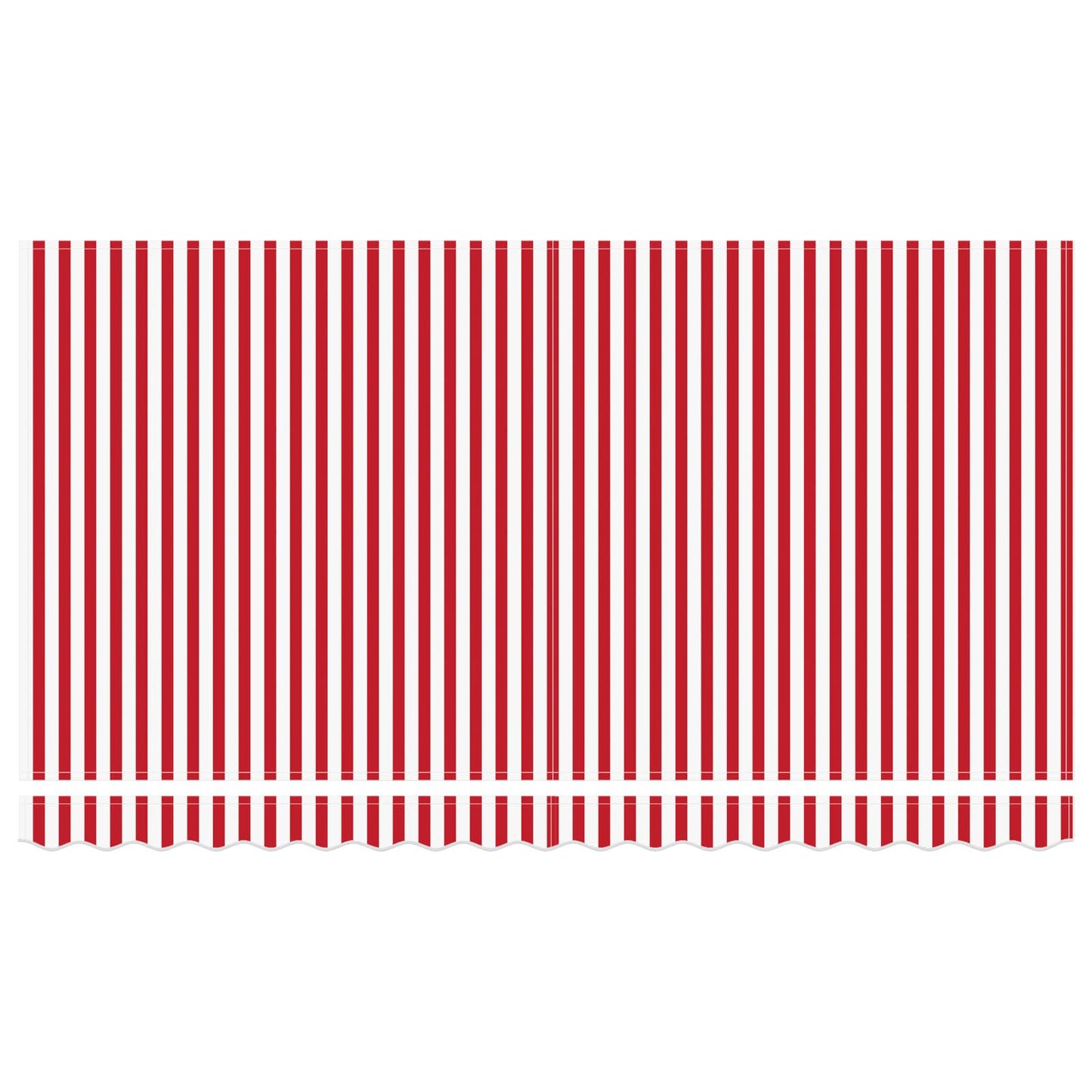Inklapbaar Zonnescherm Rood 400 x 200 cm Stof