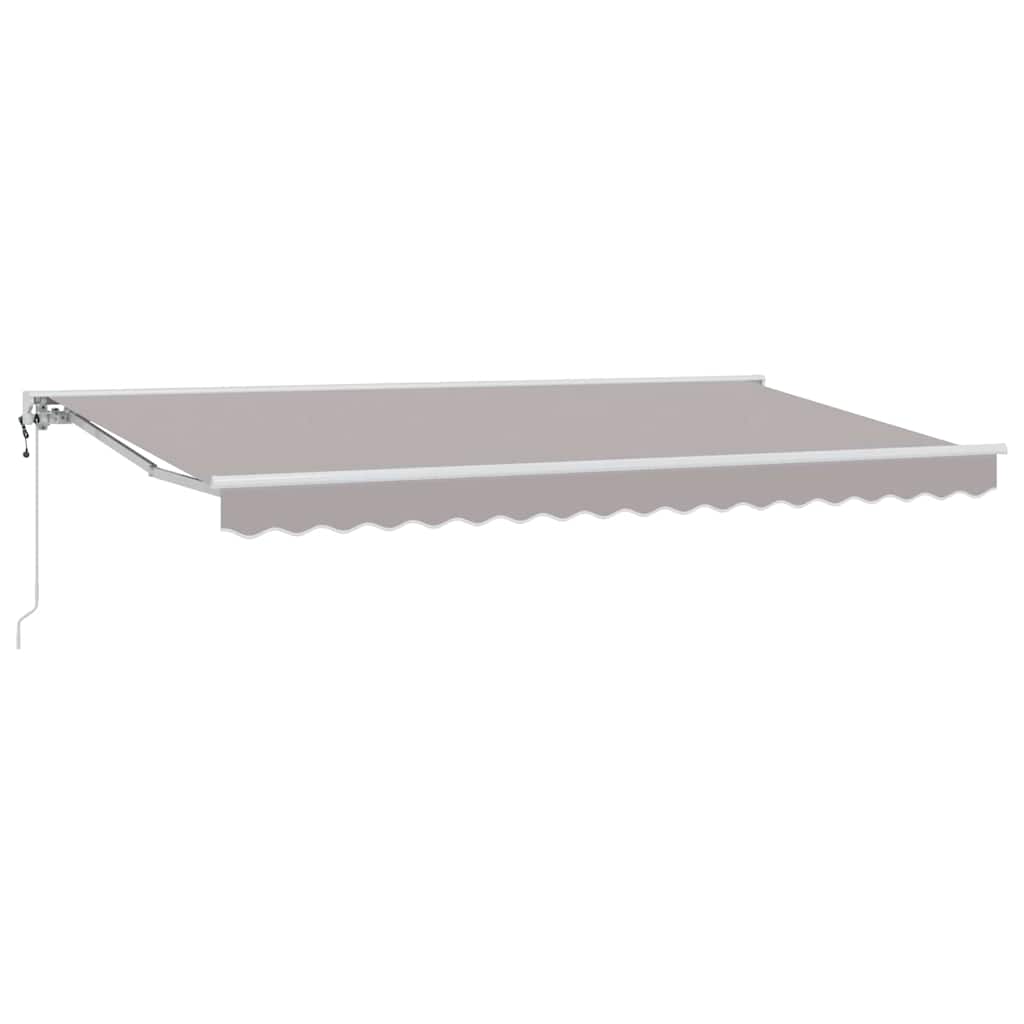 Zijde Frame Lichtgrijs 400 x 200 cm Polyester met PU-coating