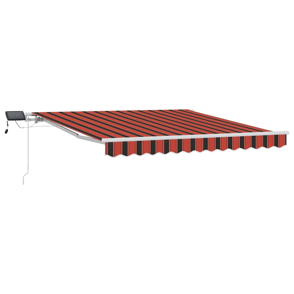 Inklapbaar Zonnescherm Oranje en bruin 300 x 250 cm is nu te koop bij PeponiXL, paradijselijk wonen!