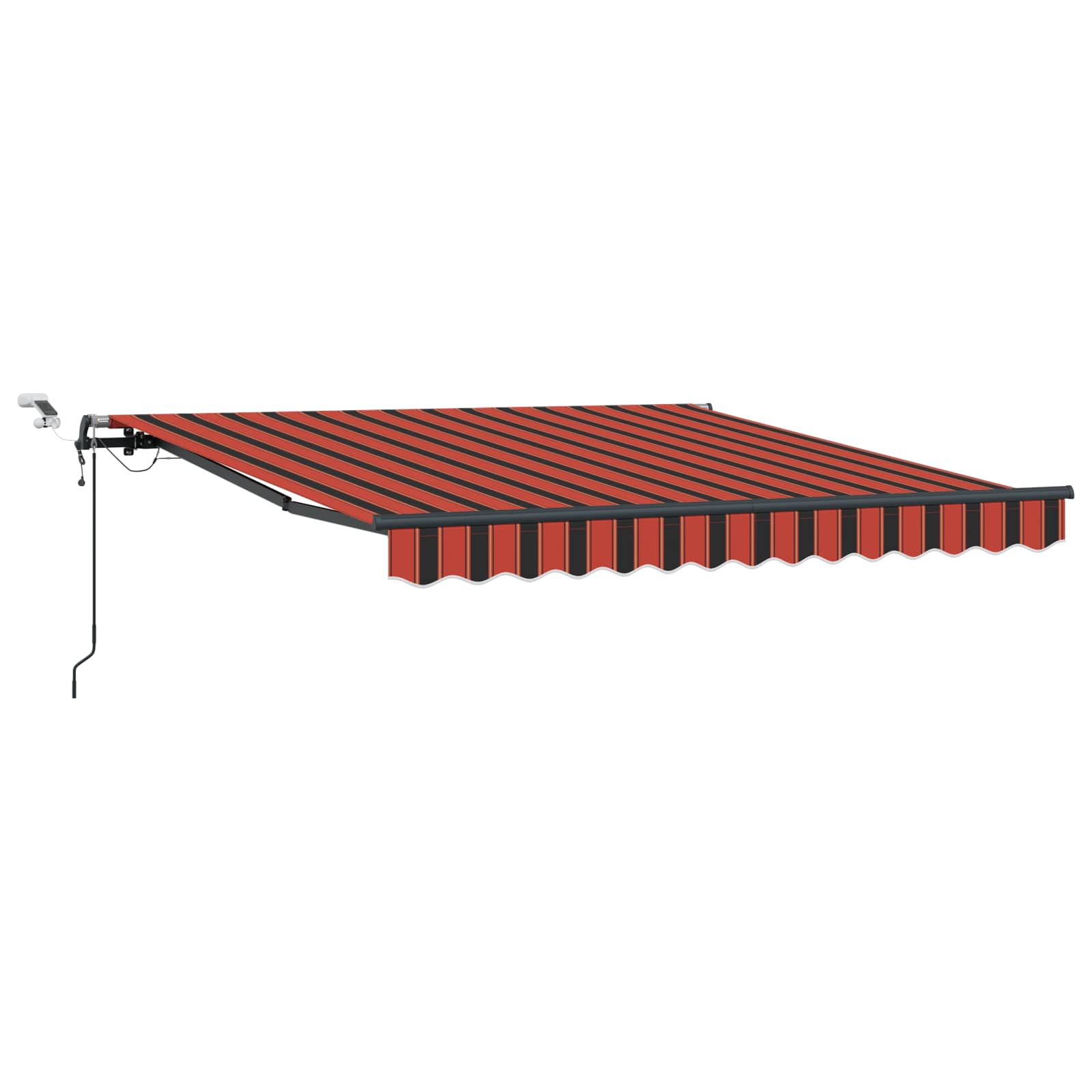 Luifeldoek met Oranje en bruin 300 x 250 cm Polyester is nu te koop bij PeponiXL, paradijselijk wonen!