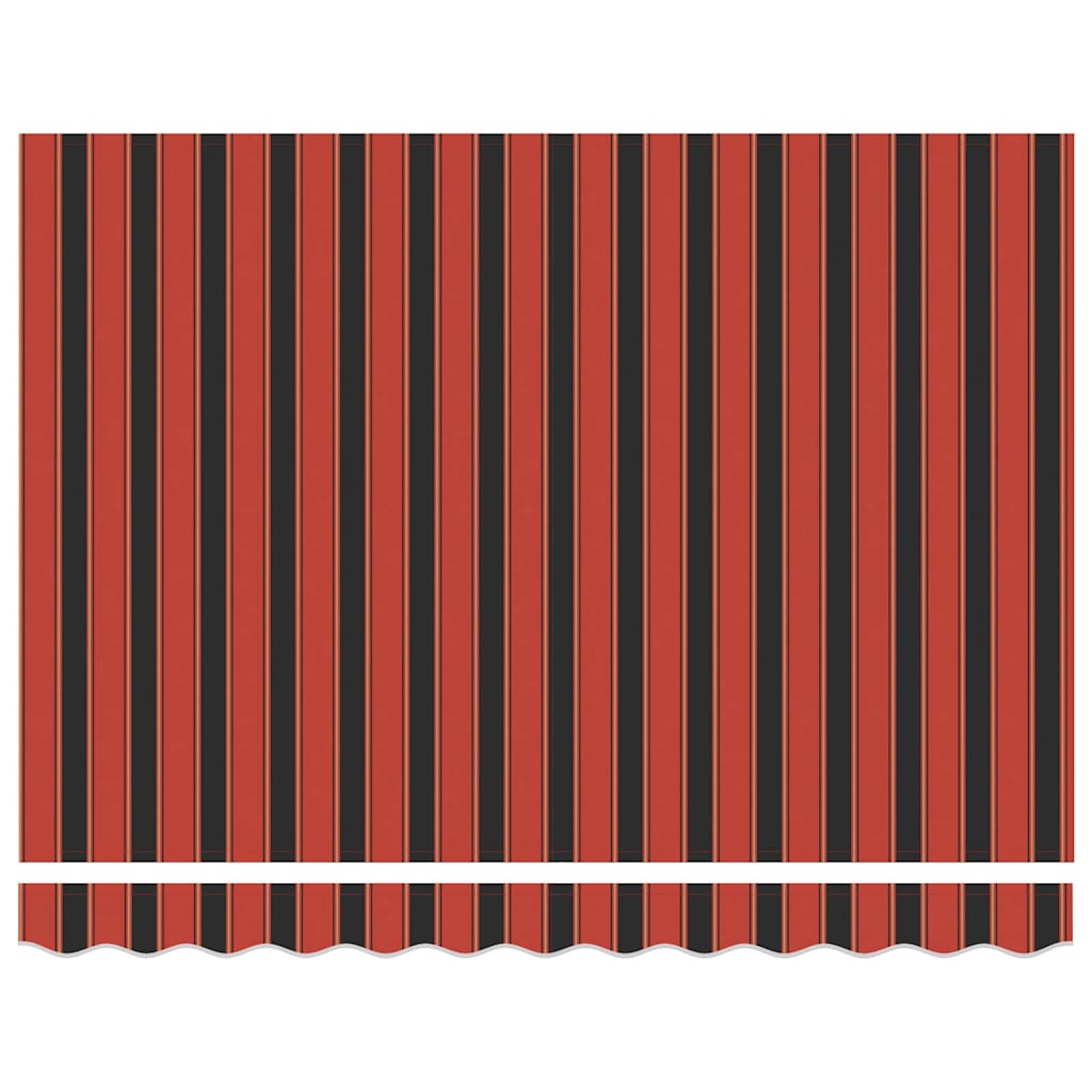 Inklapbaar Zonnescherm Rood en Zwart 300 x 250 cm is nu te koop bij PeponiXL, paradijselijk wonen!
