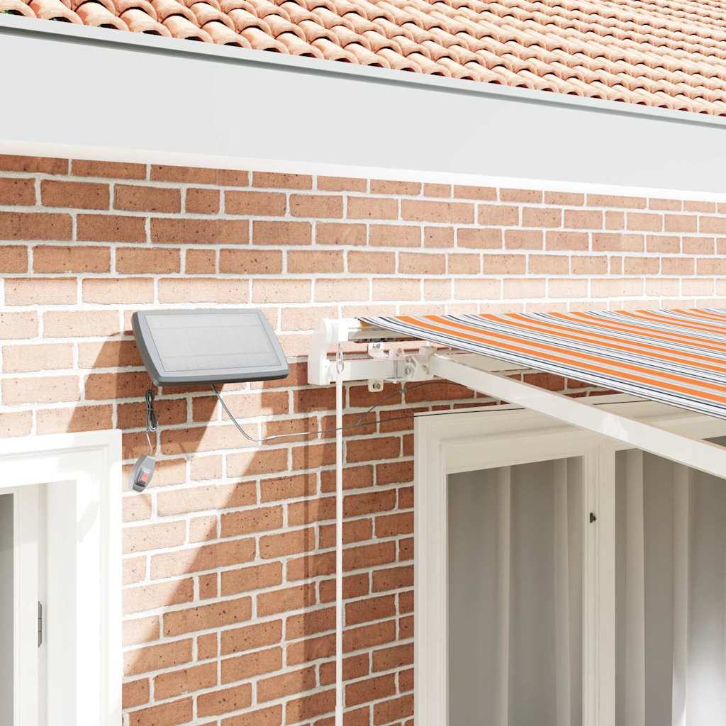 Inklapbaar Zonnescherm Multikleur 300 x 250 cm Stof en Staal is nu te koop bij PeponiXL, paradijselijk wonen!