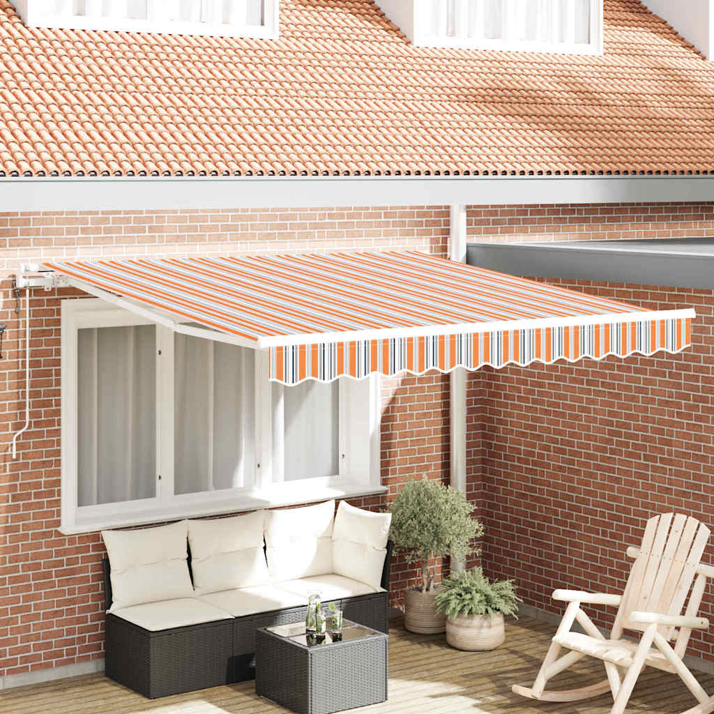 Elektrisch Uittrekbaar Zonnescherm Multikleur 300 x 250 cm is nu te koop bij PeponiXL, paradijselijk wonen!
