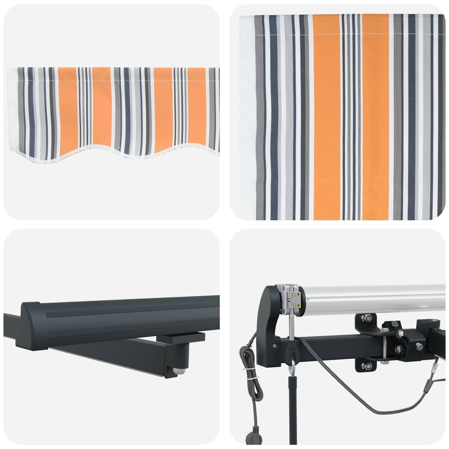 Luifeldoek met Multikleur 300 x 250 cm Polyester is nu te koop bij PeponiXL, paradijselijk wonen!