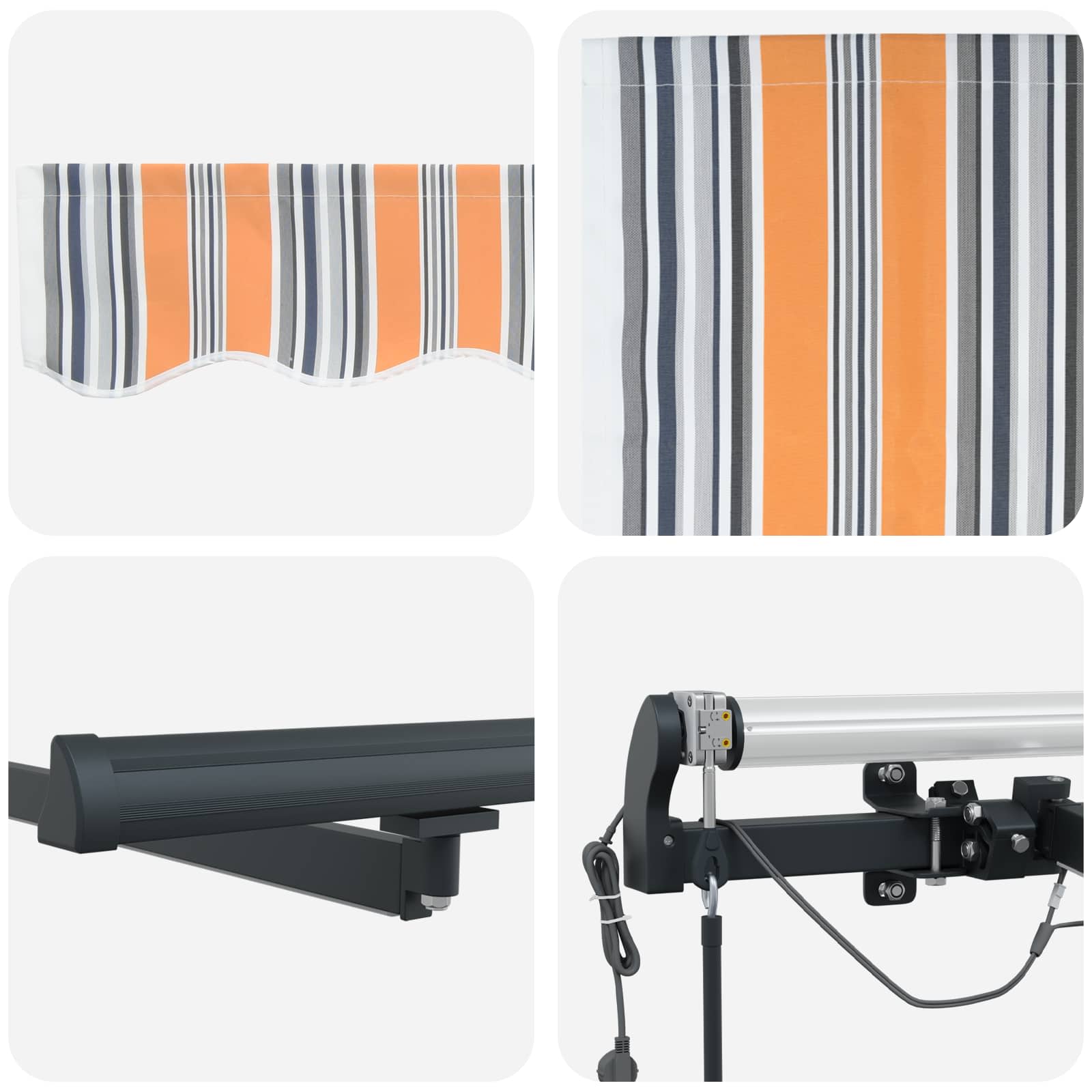 Luifeldoek met Multikleur 300 x 250 cm Polyester is nu te koop bij PeponiXL, paradijselijk wonen!