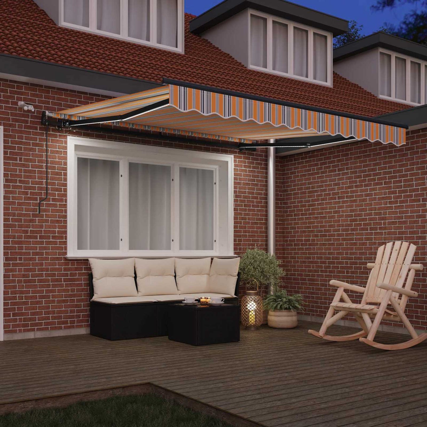 Luifeldoek met Multikleur 300 x 250 cm Polyester is nu te koop bij PeponiXL, paradijselijk wonen!