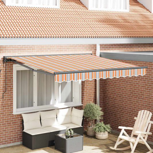 Zijde Frame Blauw en Oranje 300 x 250 cm is nu te koop bij PeponiXL, paradijselijk wonen!