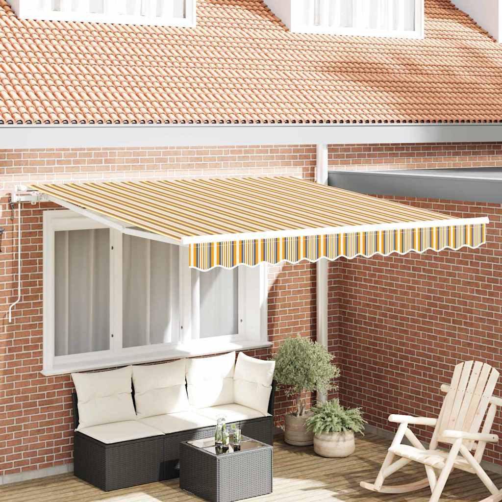 Elektrisch Uittrekbaar Zonnescherm Multikleur 300 x 250 cm is nu te koop bij PeponiXL, paradijselijk wonen!