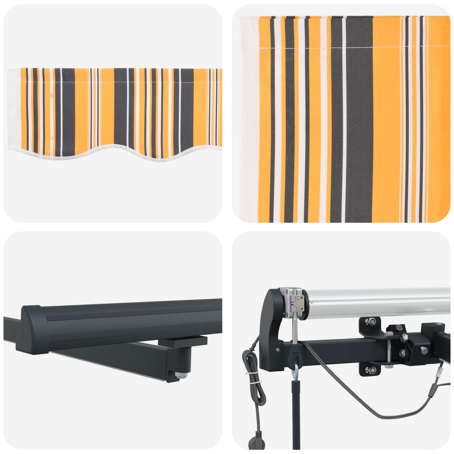 Luifeldoek met Multikleur 300 x 250 cm Polyester is nu te koop bij PeponiXL, paradijselijk wonen!