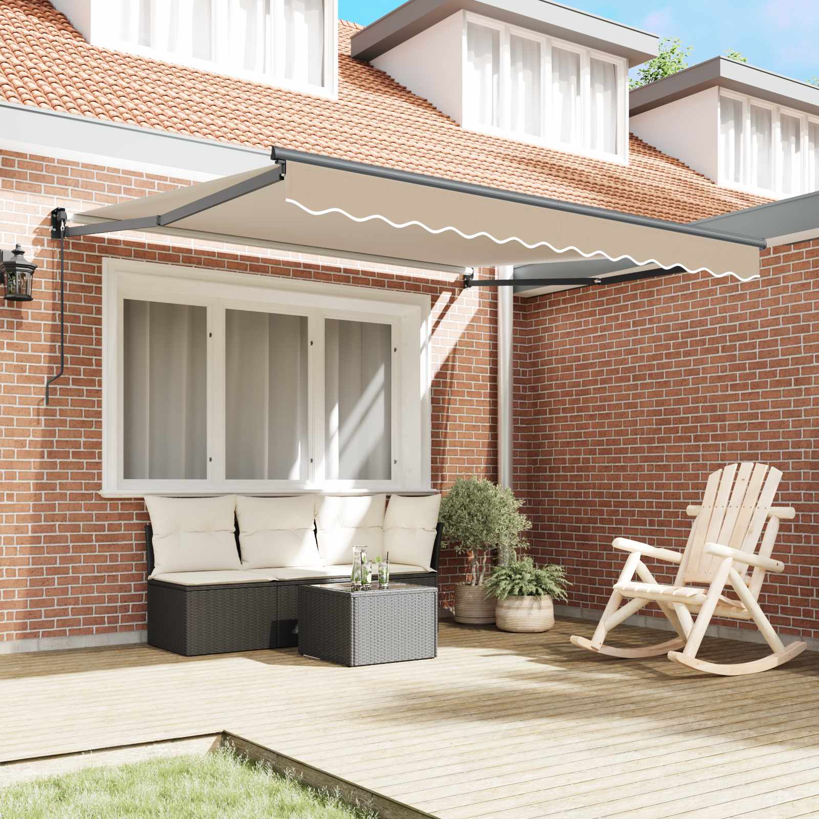 Markies Beige 300 x 250 x 165 cm Polyester is nu te koop bij PeponiXL, paradijselijk wonen!