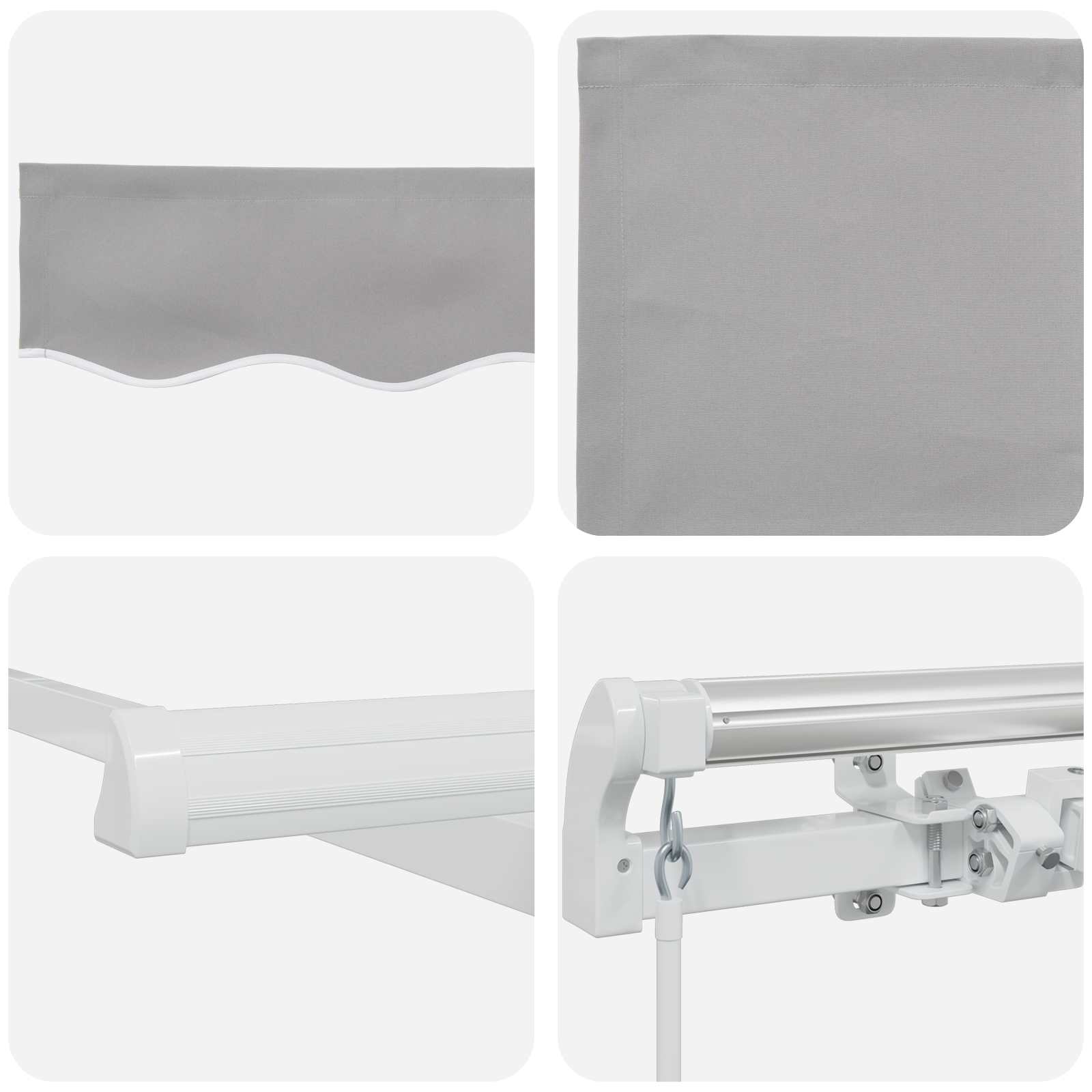 Markies Lichtgrijs 300 x 250 x 165 cm Polyester is nu te koop bij PeponiXL, paradijselijk wonen!