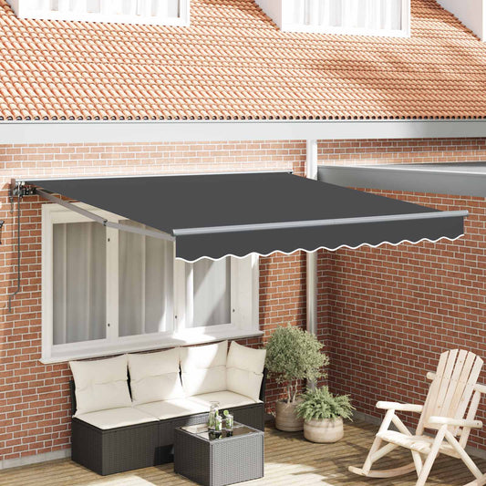 Zijde Frame Antraciet 350 x 250 cm Polyester met PU-coating is nu te koop bij PeponiXL, paradijselijk wonen!