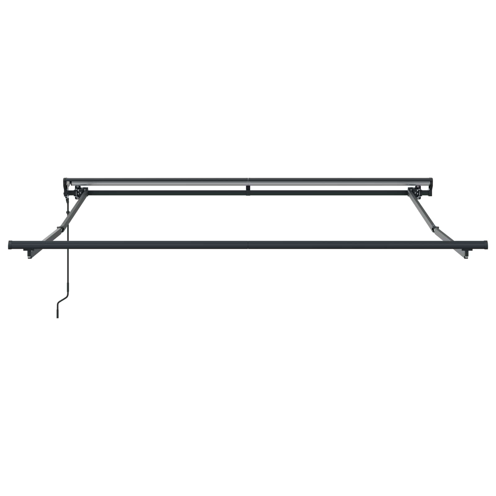 Inklapbaar Zonnescherm Antraciet 350 x 250 cm is nu te koop bij PeponiXL, paradijselijk wonen!