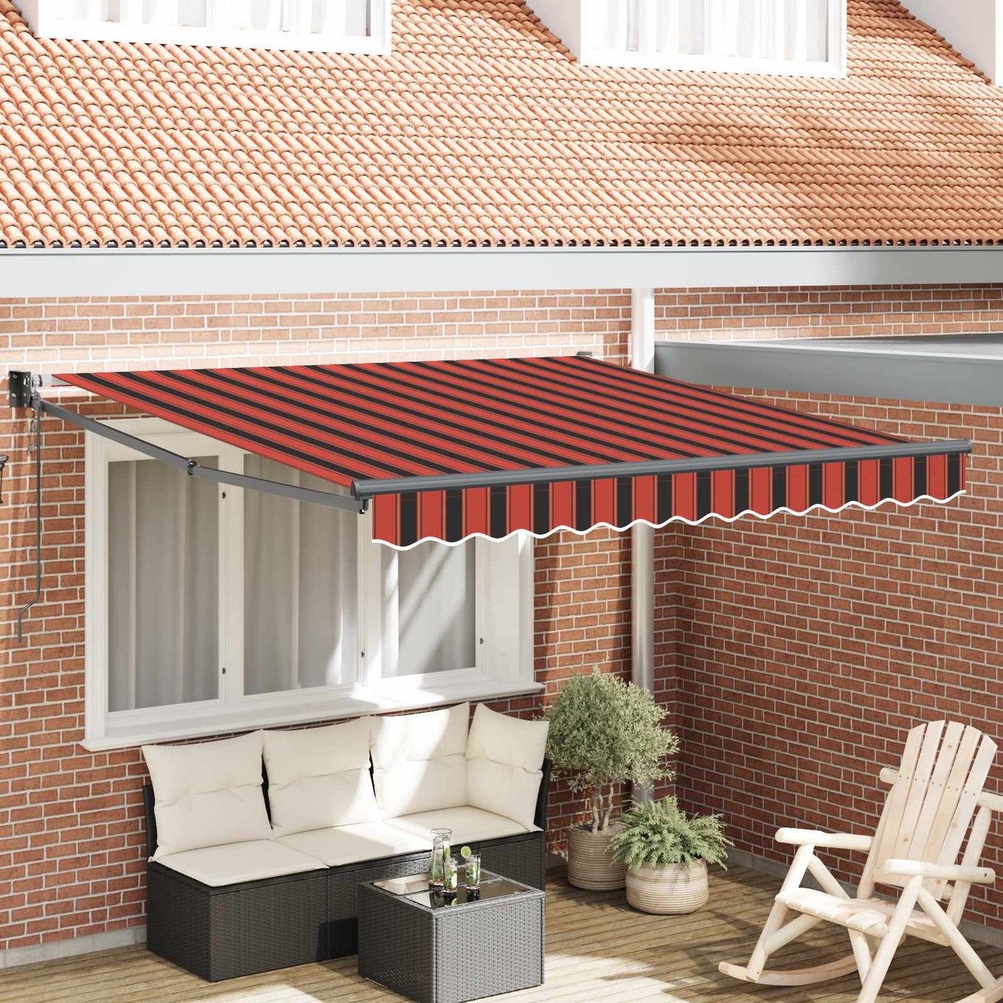 Markies Rood en Zwart 350 x 250 x 165 cm Polyester is nu te koop bij PeponiXL, paradijselijk wonen!